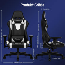 Ergonomischer Gaming Stuhl mit verstellbaren Kissen und