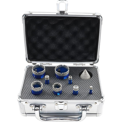Diamant-Bohrer-Set für Fliesen & Stein 9-teilig