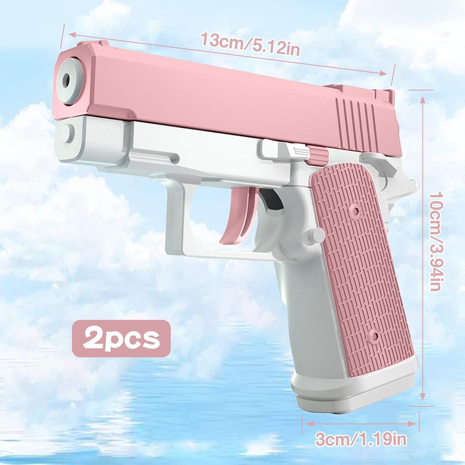 2er Mini Wasserpistolen Set für Kinder, Wasserspritzpistole