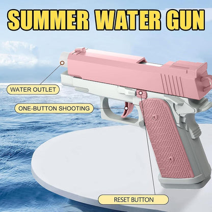 2er Mini Wasserpistolen Set für Kinder, Rosa - Outdoor Spielzeug Wasserkampf