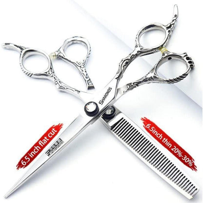 Professionelle Friseurschere Set Edelstahl 6.5 Zoll (3 Stück)