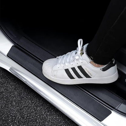 Auto Einstiegsleisten Schutz Carbon Folie 5 teilig Abriebfest