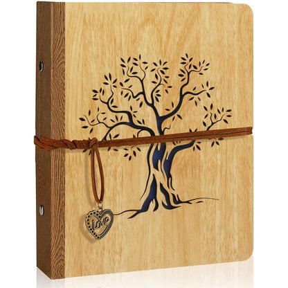 Einsteckalbum 200 Fotos 10x15 Hardcover mit Baumgravur