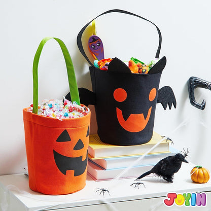 Halloween Süßigkeiten Eimer Set Filz wiederverwendbar Party Kinder