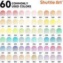60 Pastell Buntstifte für Erwachsene und Kinder
