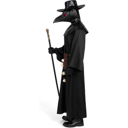 Herren Pestarzt Kostüm Set mit Maske und Zubehör XL