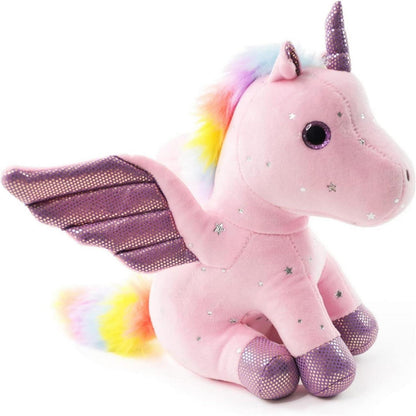 Kuscheliges Einhorn Plüschtier 20/28cm – Weiches Geschenk für Mädchen