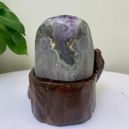 Natürlicher Amethyst Kristallclusterstein aus Uruguay 4,85
