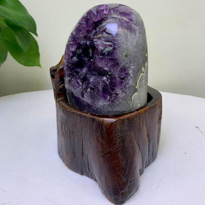 Natürlicher Amethyst Kristallclusterstein aus Uruguay 4,85