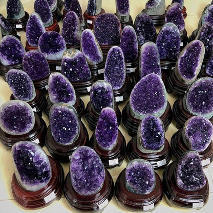Natürlicher Amethyst Kristallclusterstein aus Uruguay 4,85