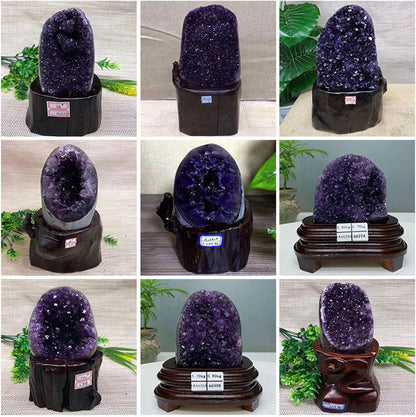 Natürlicher Amethyst Kristallcluster - Hexerei & Meditation