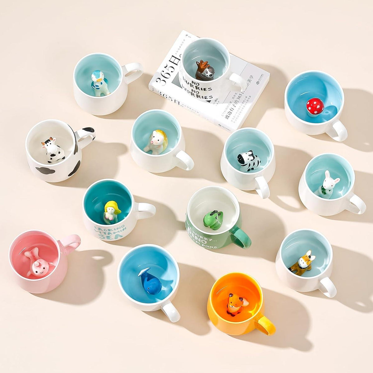 Lustige Keramik Tasse Faultier Personalisiert Kawaii Süß 230ml