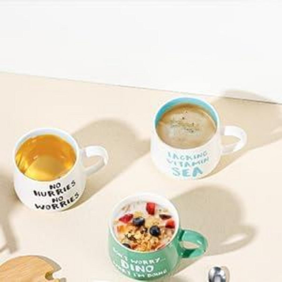 Personalisierte Faultier Keramik Tasse Lustig Kawaii 230ml Strohalm Tasse