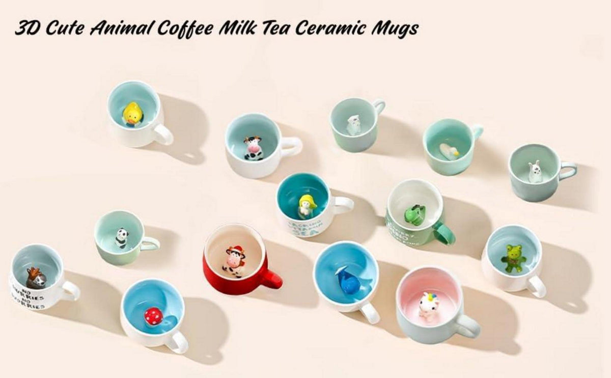 Niedliche Faultier Keramik Tasse 230 ml für Frauen Männer - Lustige Kaffeebecher Geschenk