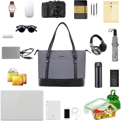 Laptop Damen Handtasche Elegant 15,6 Zoll Leichte Tote Bag