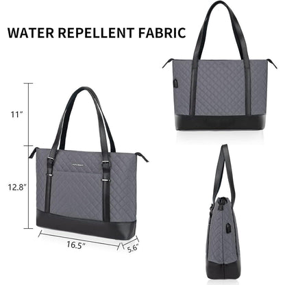 Laptop Damen Handtasche Elegant 15,6 Zoll Leichte Tote Bag
