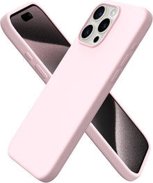 Silikon-Hülle für iPhone 15 Pro Max 6,7 Zoll, flüssig, kratzfest