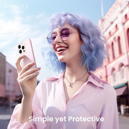 Silikon Hülle für iPhone 15 Pro 6,1 Zoll - Rosa, stoßfeste Schutzhülle
