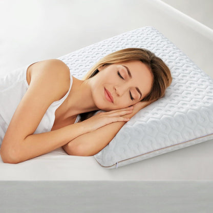 Memory Foam Kissen 40x60cm 10cm Höhe Orthopädisch abnehmbar waschbar