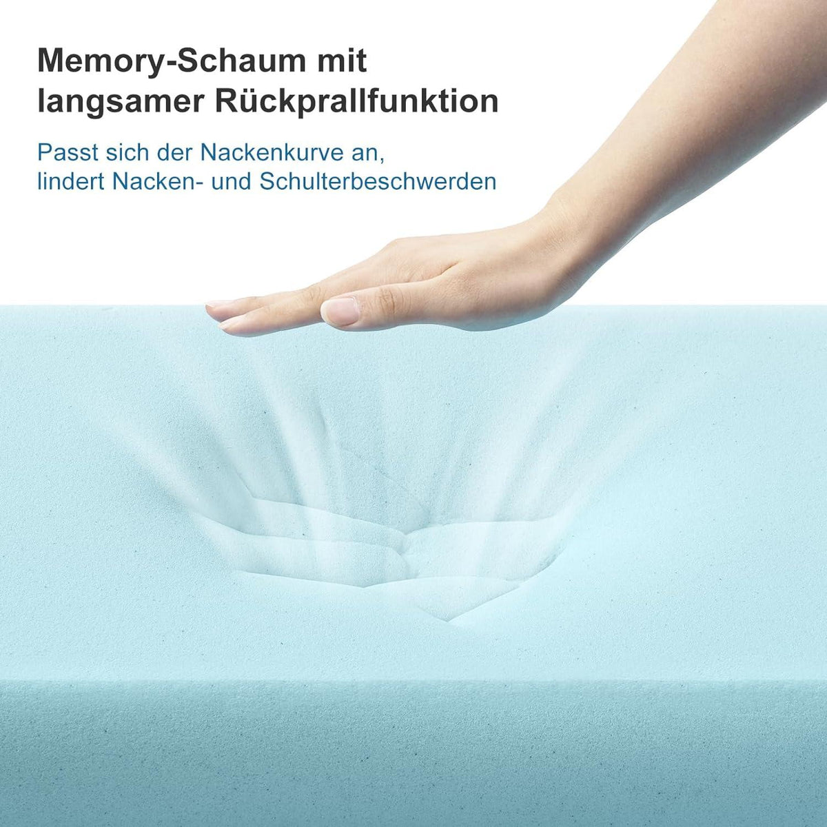 Orthopädisches Gel Memory Foam Kissen mit abnehmbarem