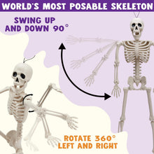 Bewegliche Halloween-Skelette 5 Stück 40,6 cm Ganzkörper