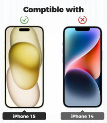 Handykette iPhone 15 6,1 Zoll Hülle Umhängen Transparent