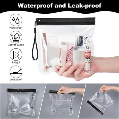 Transparente 1L Flugzeug Kosmetiktasche 20x20cm entspricht