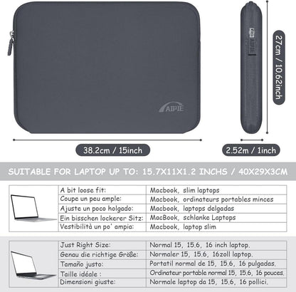 Laptoptasche 15,6 Zoll Stoßfest 35.5x25x2 cm Notebook Tasche