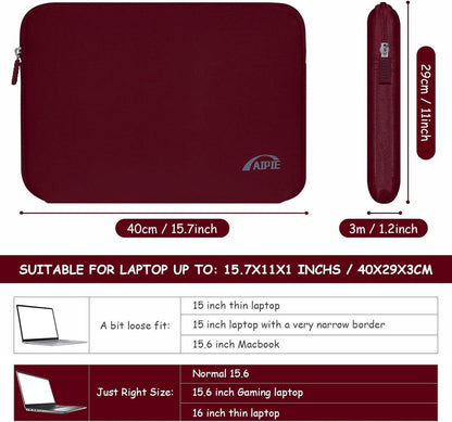 Laptoptasche 16 Zoll Hülle Stoßfest Rot Kompatibel Acer Asus