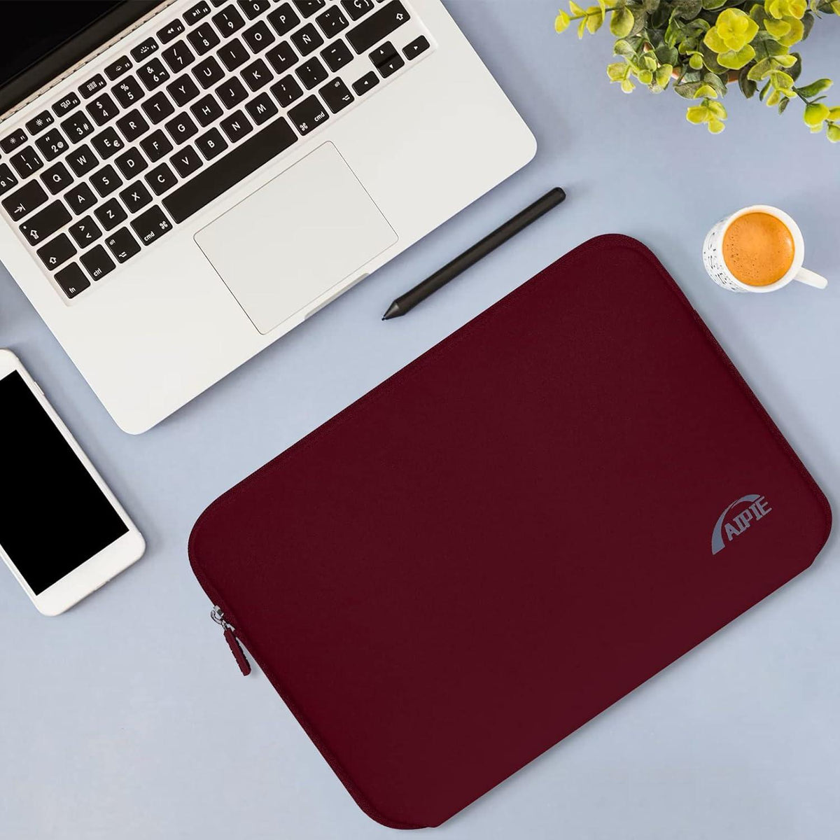 16 Zoll Laptoptasche Stoßfest Schutzhülle Rot Notebook Sleeve AIPIE