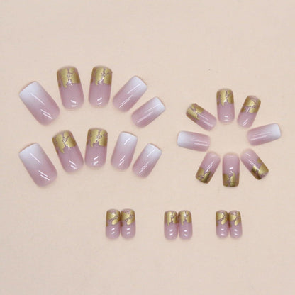 Acryl Falsche Nägel Set Press on Nails mit Nagelkleber
