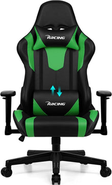 Gaming Stuhl Homimaster, Ergonomisch verstellbar, mit Lendenkissen