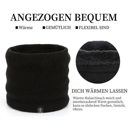 Fleece Schlauchtuch Herren Damen - Winddichter Winter Halsschal