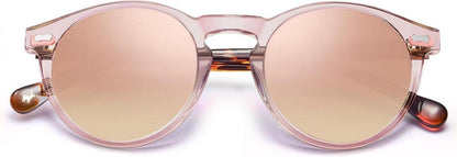 CARFIA Runde Sonnenbrille Damen Polarisierte UV-Schutz Sunglasses