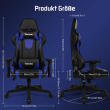 Ergonomischer Gaming Stuhl mit verstellbaren Lenden- und