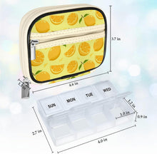 Serfeymi Tablettenbox 7 Tage Medikamentenbox, Stofftasche