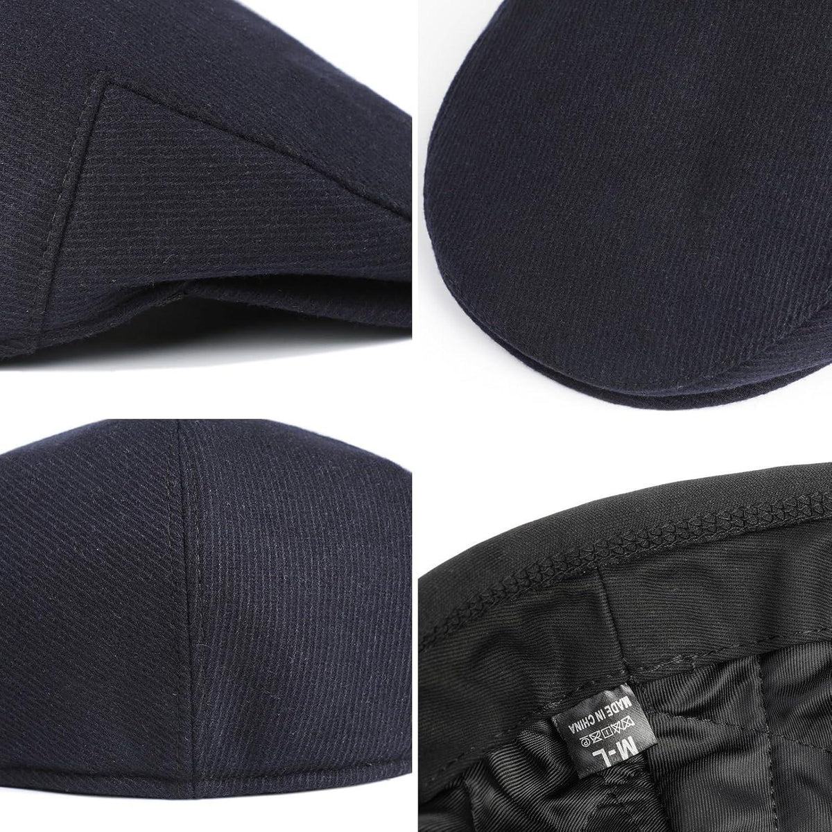 Herren Schirmmütze Marineblau | Gatsby Stil | Verstellbar