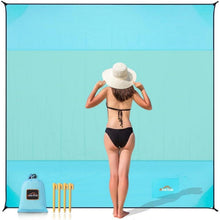 AnorTrek Sandfreie Stranddecke 300x300 cm wasserdicht