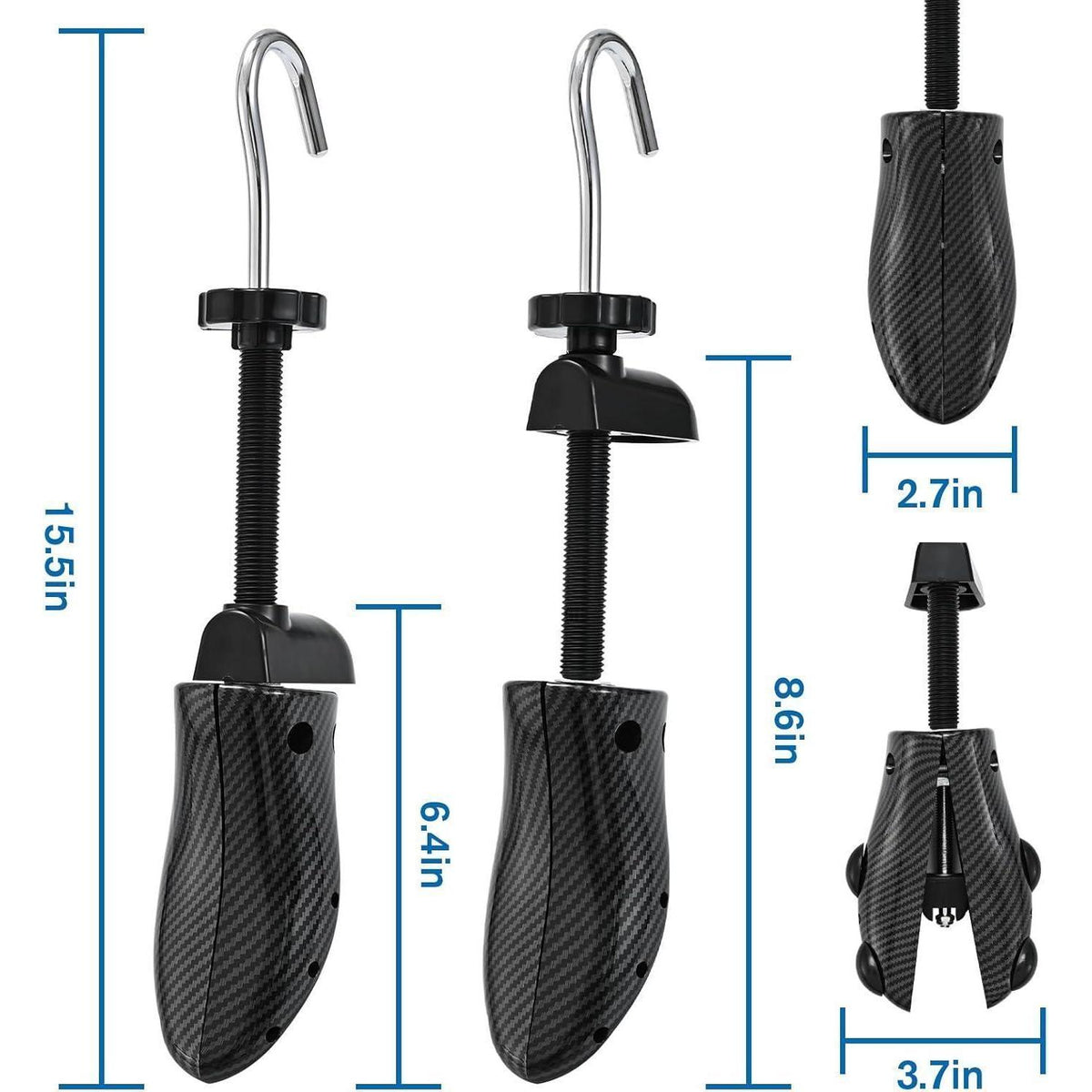 Schuhspanner 4-Wege Schuhdehner für Herren & Damen Schwarz