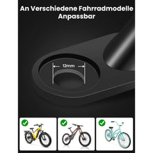 Fahrradanhänger Kupplung Adapter mit Sicherungsstift Schwarz