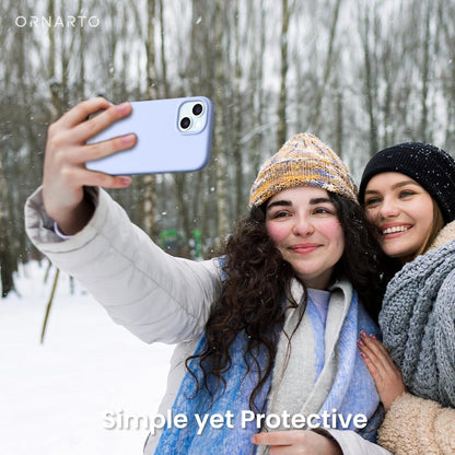 iPhone 15 Plus Hülle Silikon 6,7 Zoll Kratzfeste Baby Blau