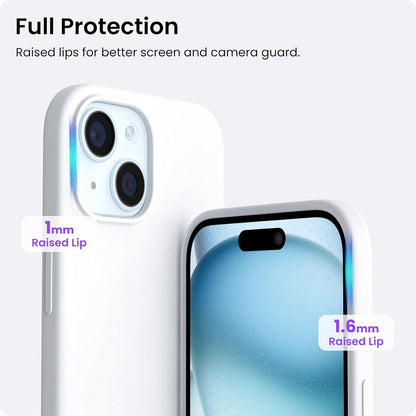ORNARTO iPhone 15 Plus Silikon Hülle 6.7 Zoll - Kratzfeste stoßfeste Schutzhülle