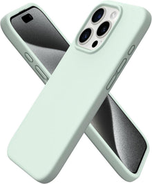 Schutzhülle Silikon Kratzfeste stoßfeste iPhone 15 Pro Hülle 6,1 Zoll