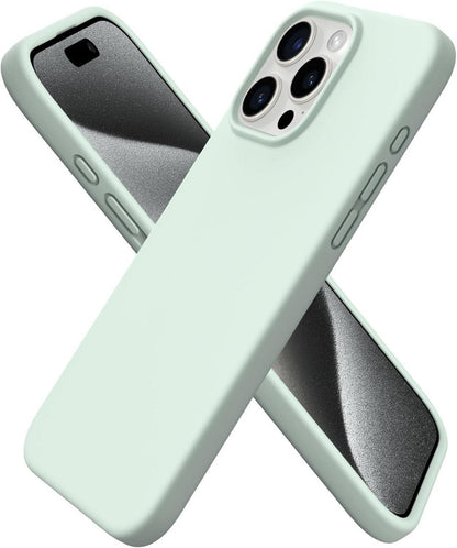Flüssige Silikonhülle für iPhone 15 Pro Max 6,7 Zoll - Kratzfeste