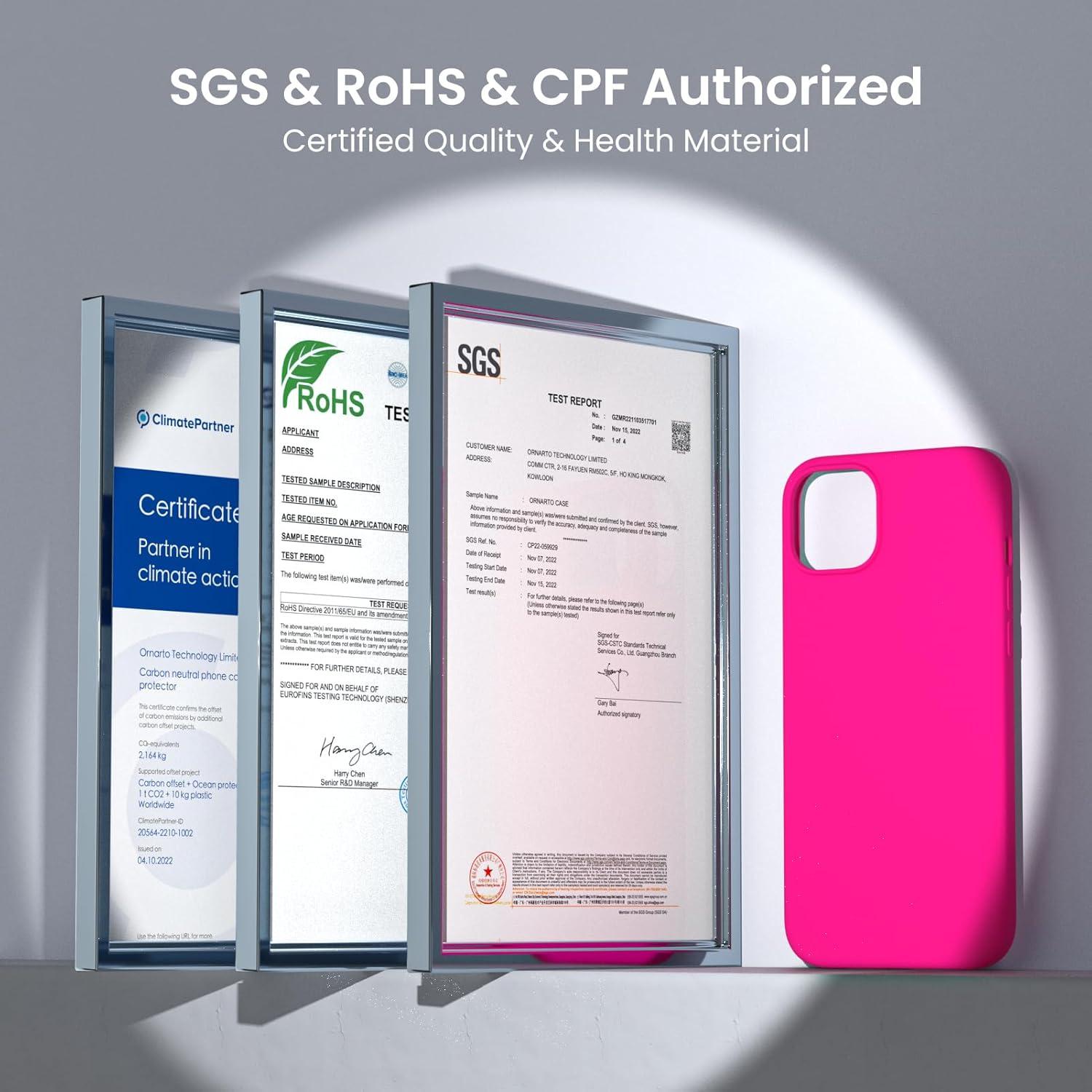 Silikon Hülle für iPhone 15 6,1 Zoll - Leuchtend Rosa - kratzfest - stoßfest