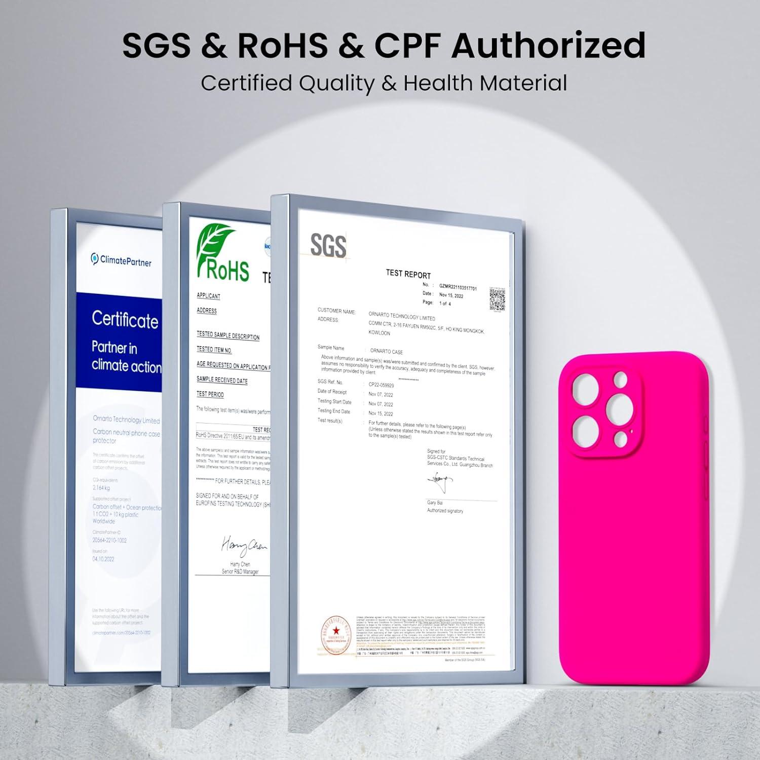 iPhone 15 Pro Hülle flüssiges Silikon Kameraschutz 6.1 Zoll Rosa