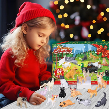 Adventskalender 2024 Bauerhof Tiere Hunde Farm 2-10 Jahre
