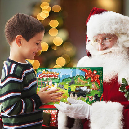 Adventskalender 2024 Bauerhof Tiere Hunde Farm 2-10 Jahre