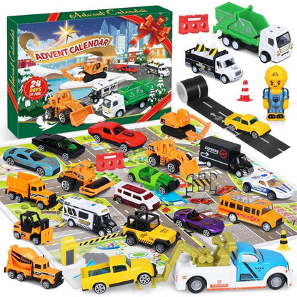 Adventskalender Autos Junge 2024, Spielzeugauto