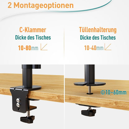 Monitor Halterung 3 Monitore 17-32 Zoll